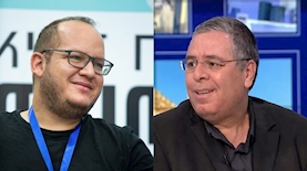 אלי ציפורי וחיים לוינסון, צילום: צילום ערוץ 20 ופלאש90